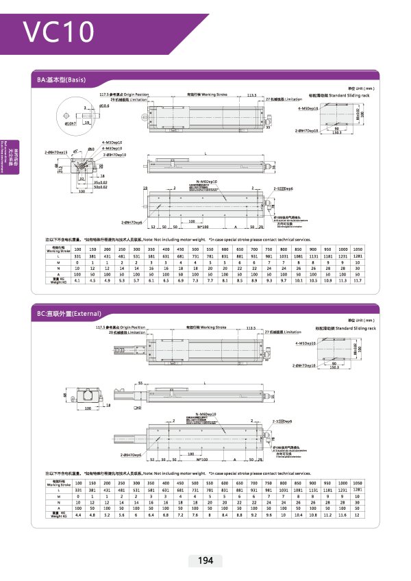 丝杆模块 VC10