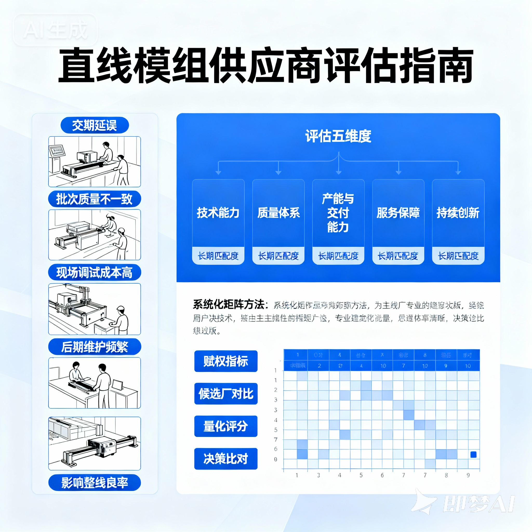 如何评估一个直线模组厂家的技术与交付能力(多角度,可落地指南) - 威洛博W-ROBOT 技术百科 图片11