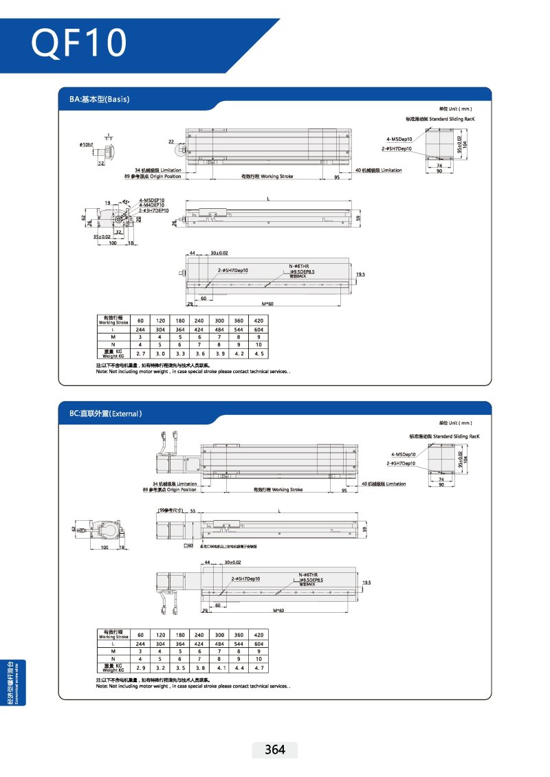 ​滚珠丝杠直线执行器-QF10 图片66