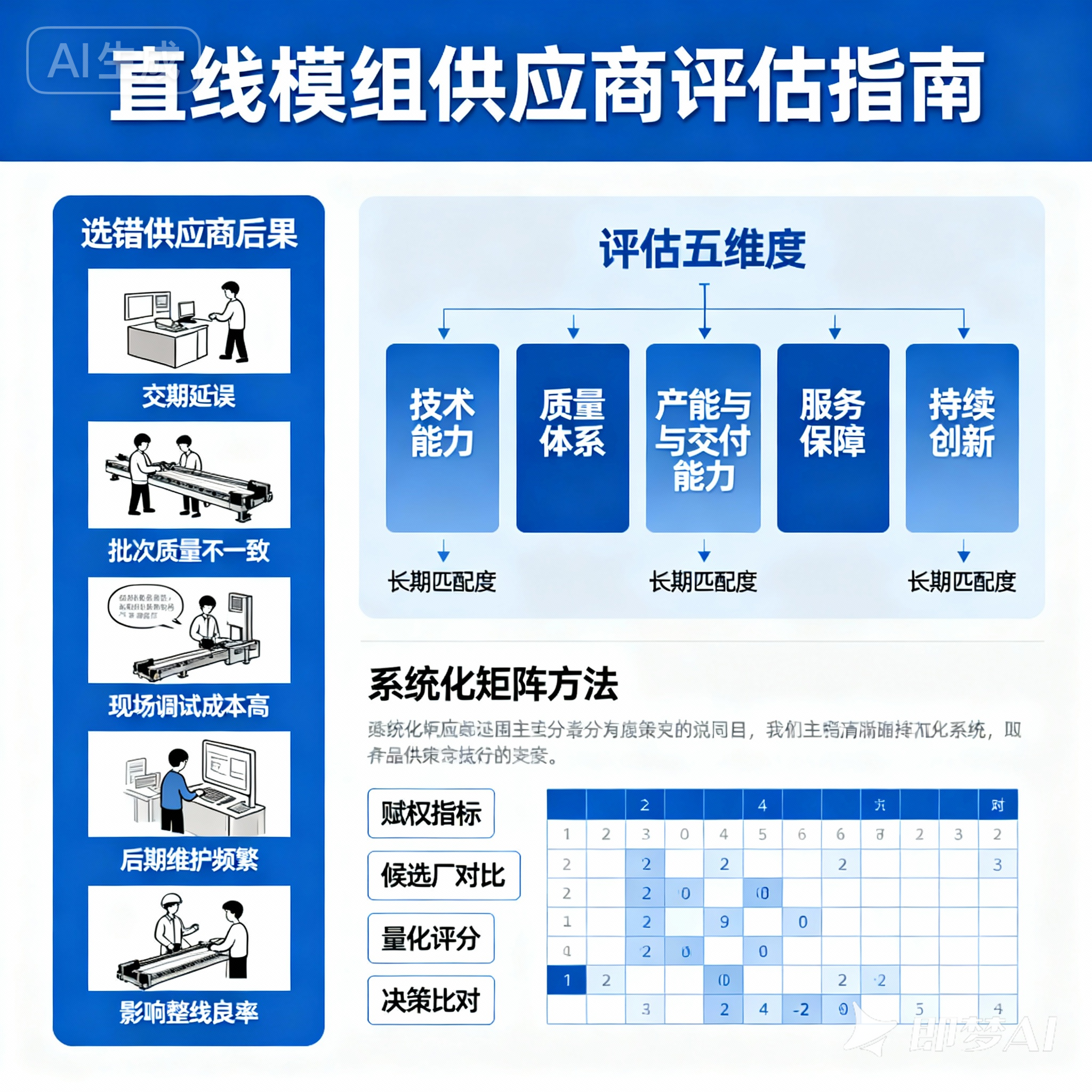 如何评估一个直线模组厂家的技术与交付能力(多角度,可落地指南) - 威洛博W-ROBOT 技术百科 图片12