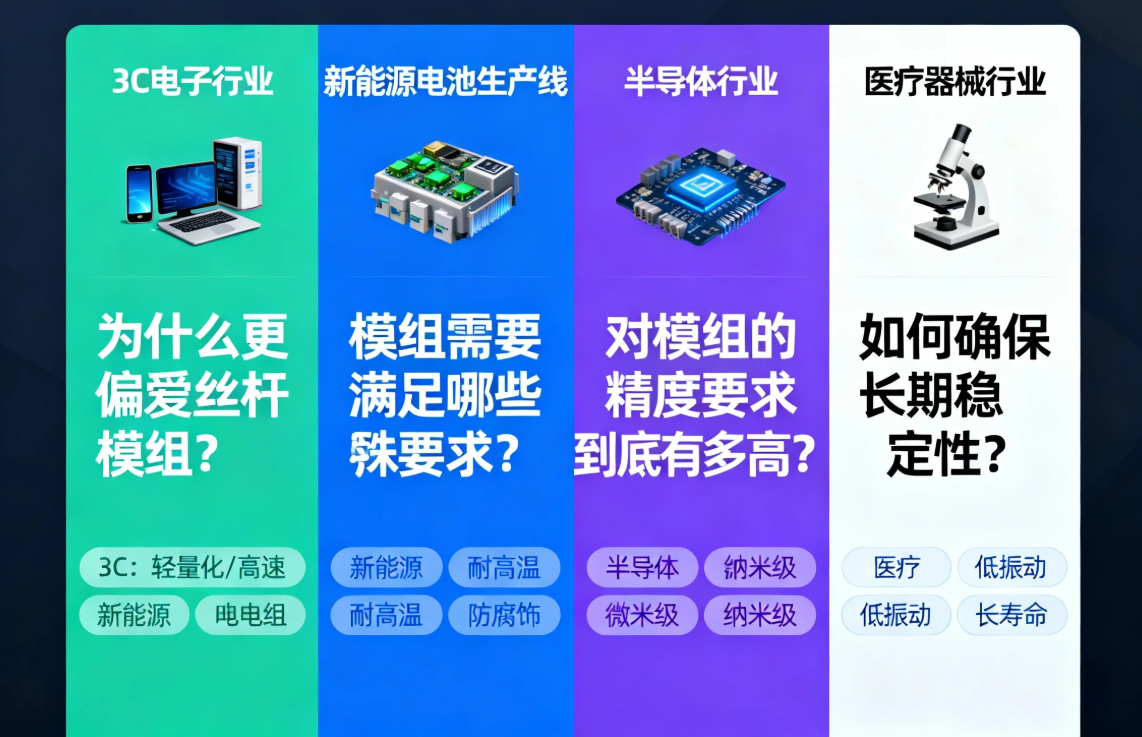 为什么选择威洛博直线模组--从 3C,新能源,半导体到医疗的大致解析 - 威洛博W-ROBOT 技术百科 图片11